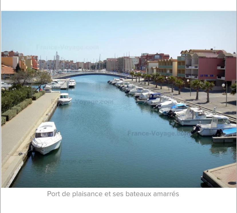 L Appart D Ange 1 Idealement Situe 37M2 Entre Port Et Village Gruissan Exterior foto